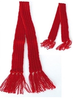 Rødt halstørklæde 25 cm fra edo - Tinashjem